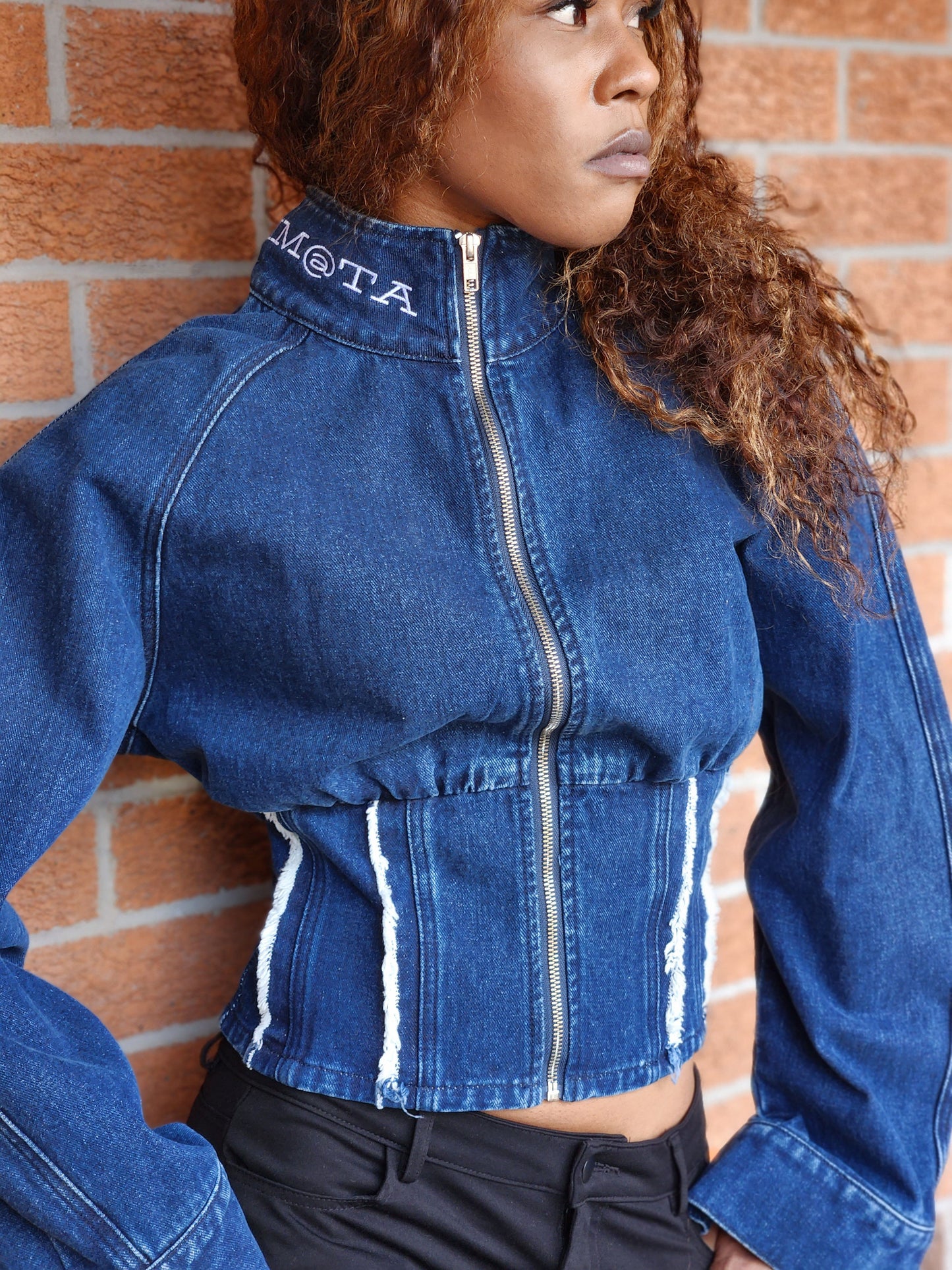 BLUE AII CORSET JACKET